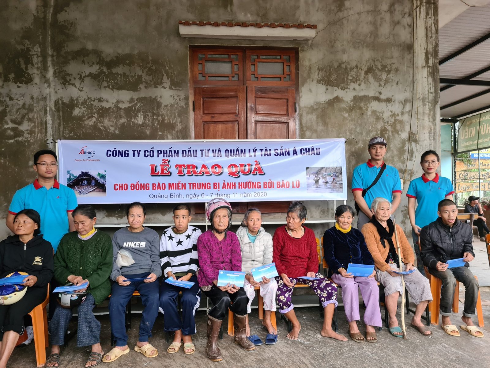 ASHICO CHUNG TAY HỖ TRỢ ĐỒNG BÀO MIỀN TRUNG BỊ ẢNH HƯỞNG BỞI BÃO LŨ
